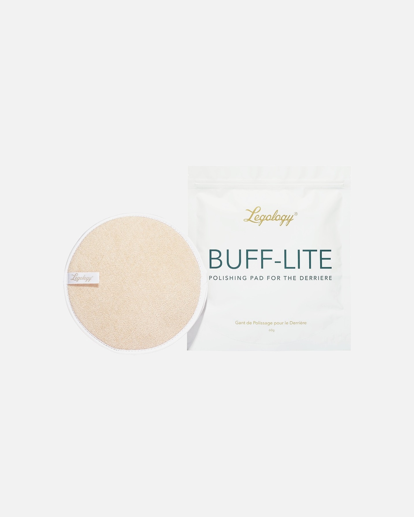 Legology telový peeling Buff-Lite: Leštiaca podložka na zadok -