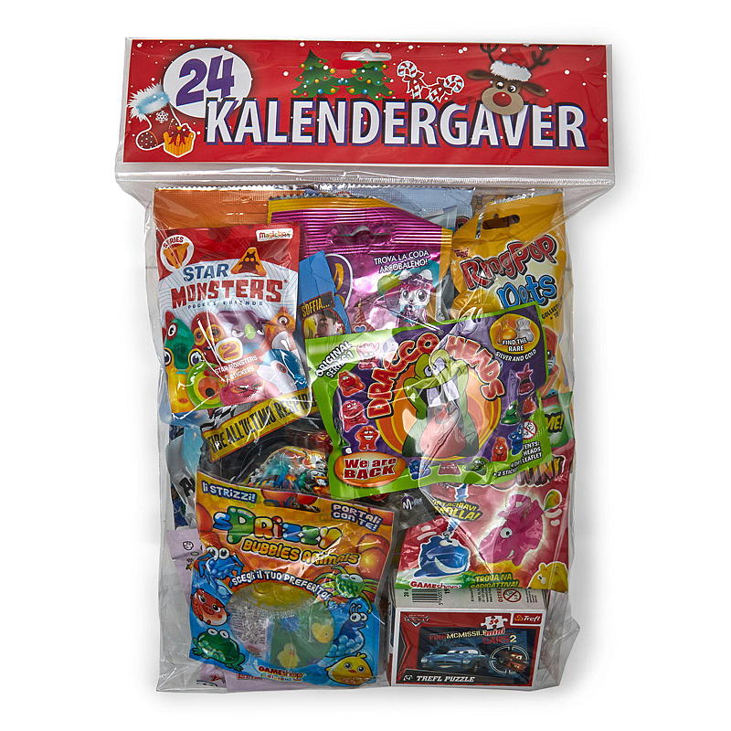 Kalenterilahjat 24 kpl punaisia