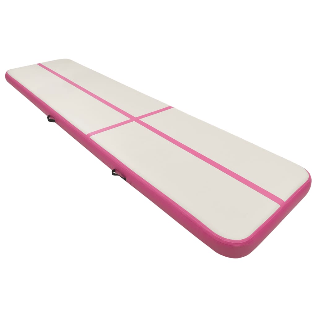  Saltea gonflabilă de gimnastică Vidaxl cu pompă 800x100x15 cm