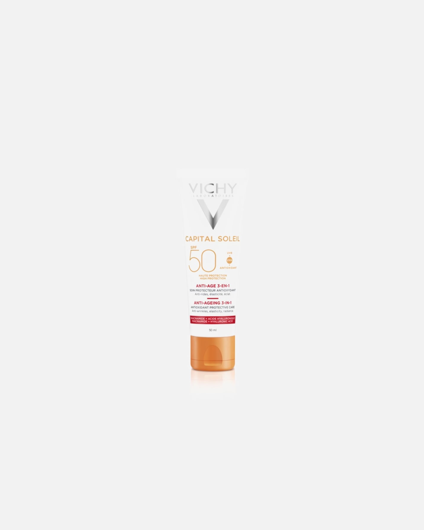Vichy Capital Soleil Anti-Aging 3-i-1 Antioxidanter Solskyddsmedel SPF 50 - 50 ml