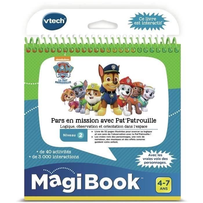 Libro interattivo Magibook - VTECH - Paw Patrol - Livello 2 - 32 pagine illustrate