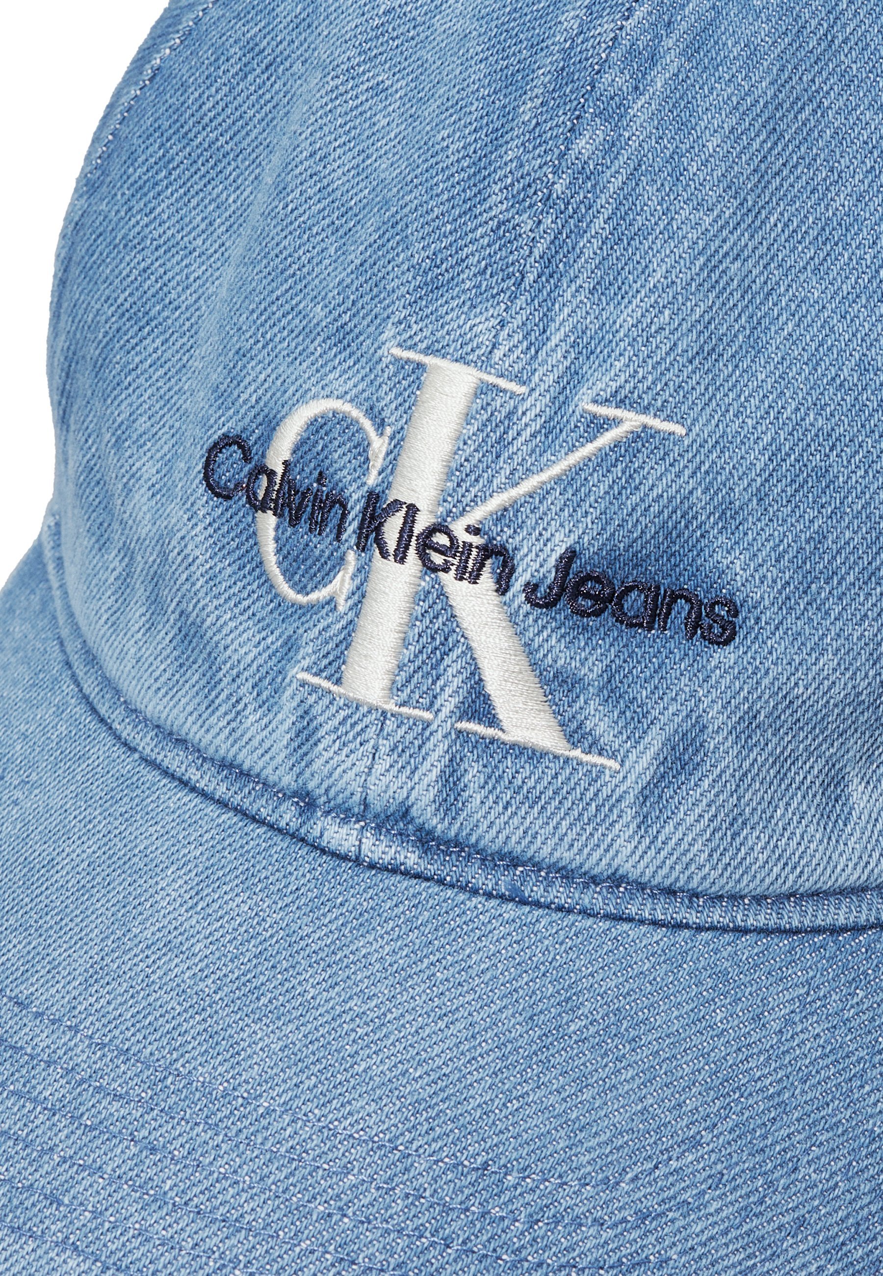 Casquette unisexe Calvin Klein en denim vintage
