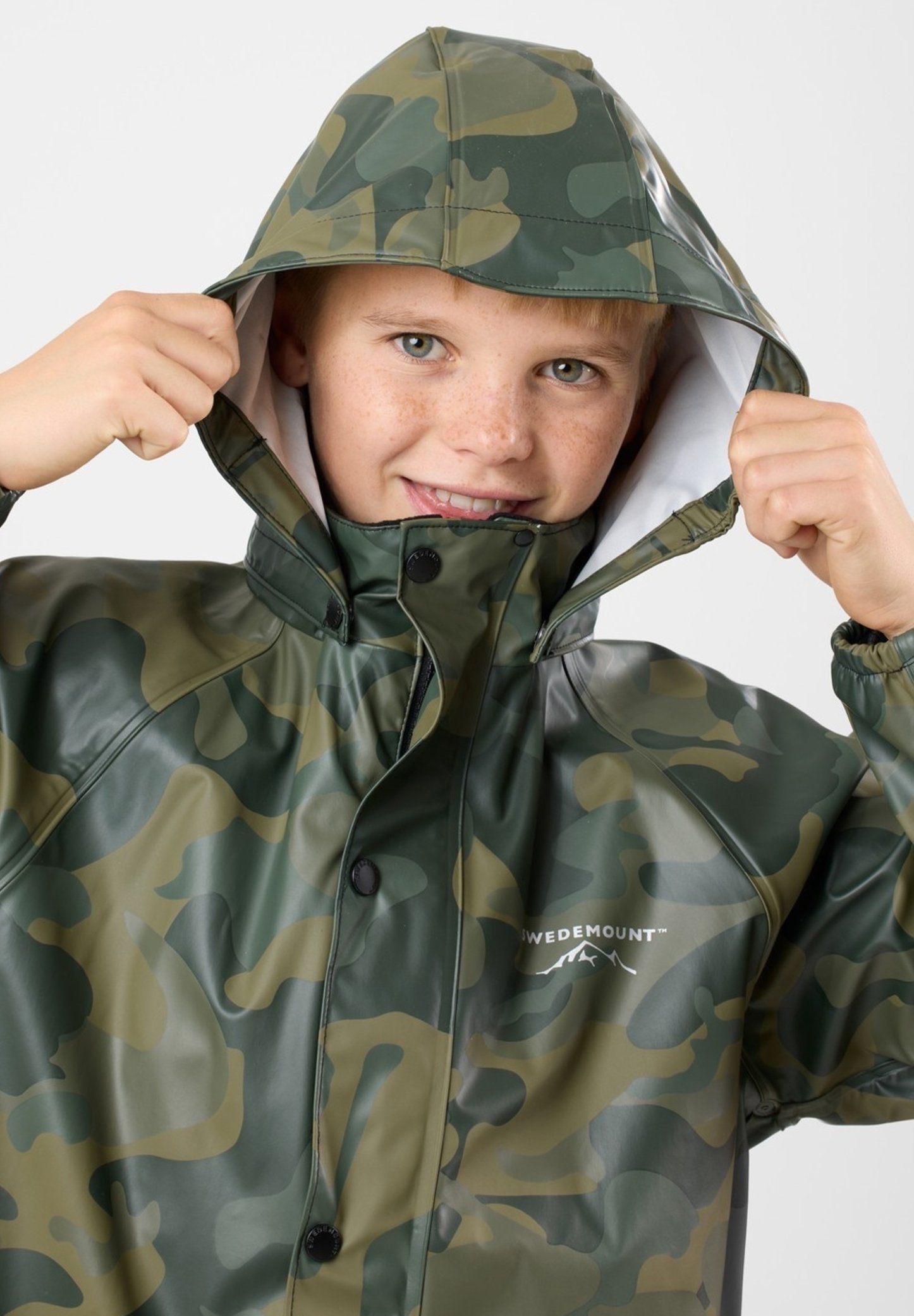 Swedemount DROP RAIN SET - Regndress - kamuflasje