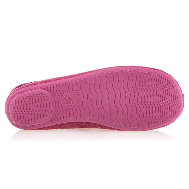 Pantuflas rosas para mujer