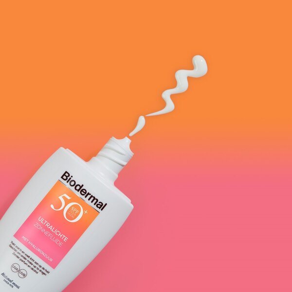 Biodermal ultralahka tekočina za sončenje SPF50+ s hialuronsko kislino<br>40ml