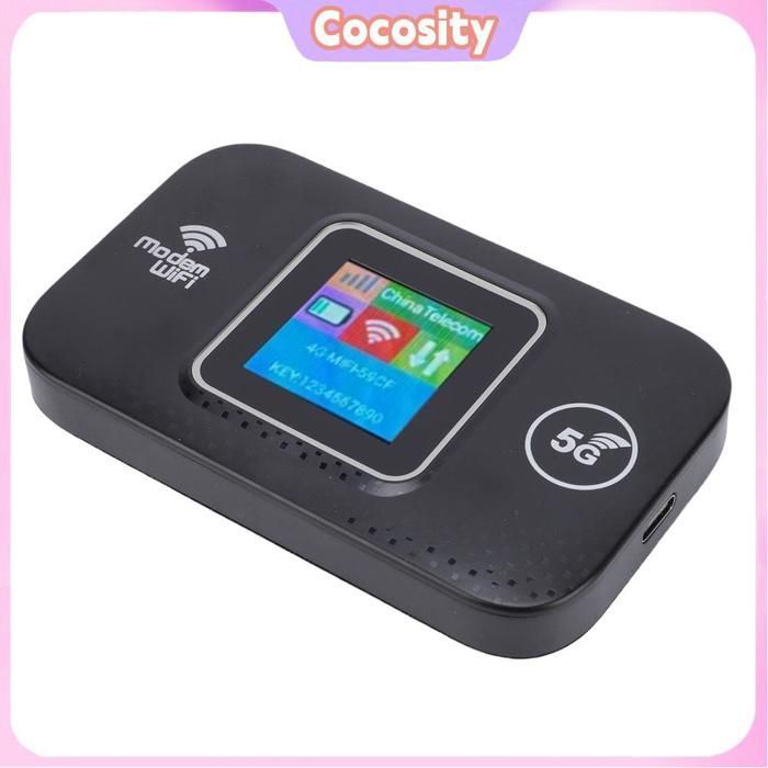 Punto de acceso móvil Cocosity 5G, punto de acceso WiFi 5G LTE portátil, enrutador WiFi de viaje, alta velocidad de 300 Mbps, se conecta a su video