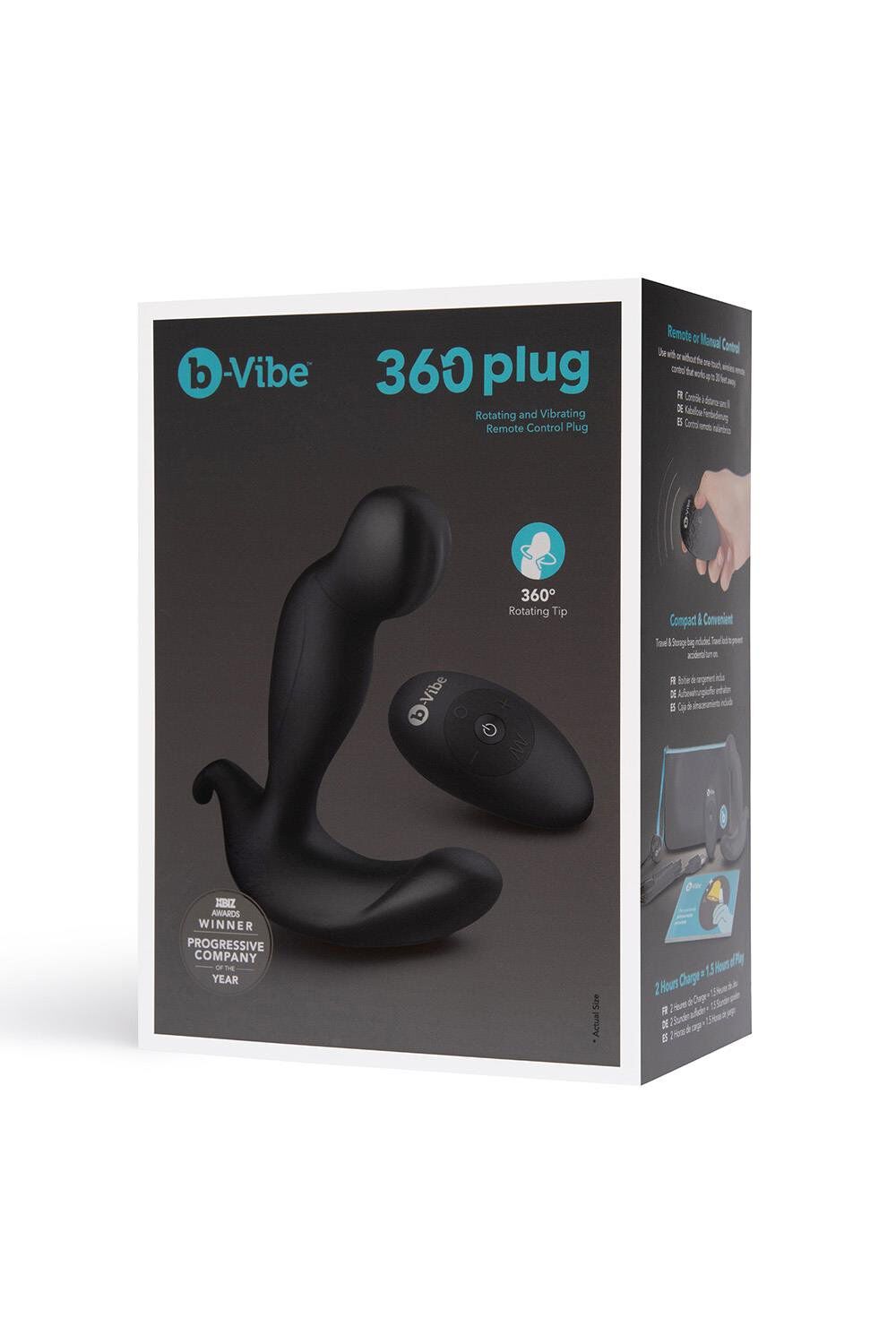 B-Vibe 360 füldugó, fekete
