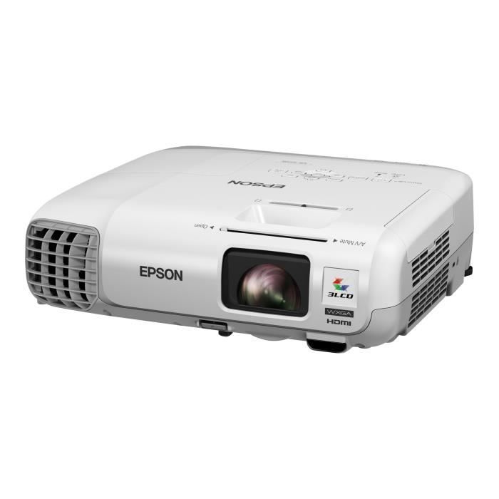 Epson EB-955WH Portable 3LCD Projector 3200 lumens (white) 3200 lumens (color) WXGA (1280 x 800) 16:10 HD 720p LAN