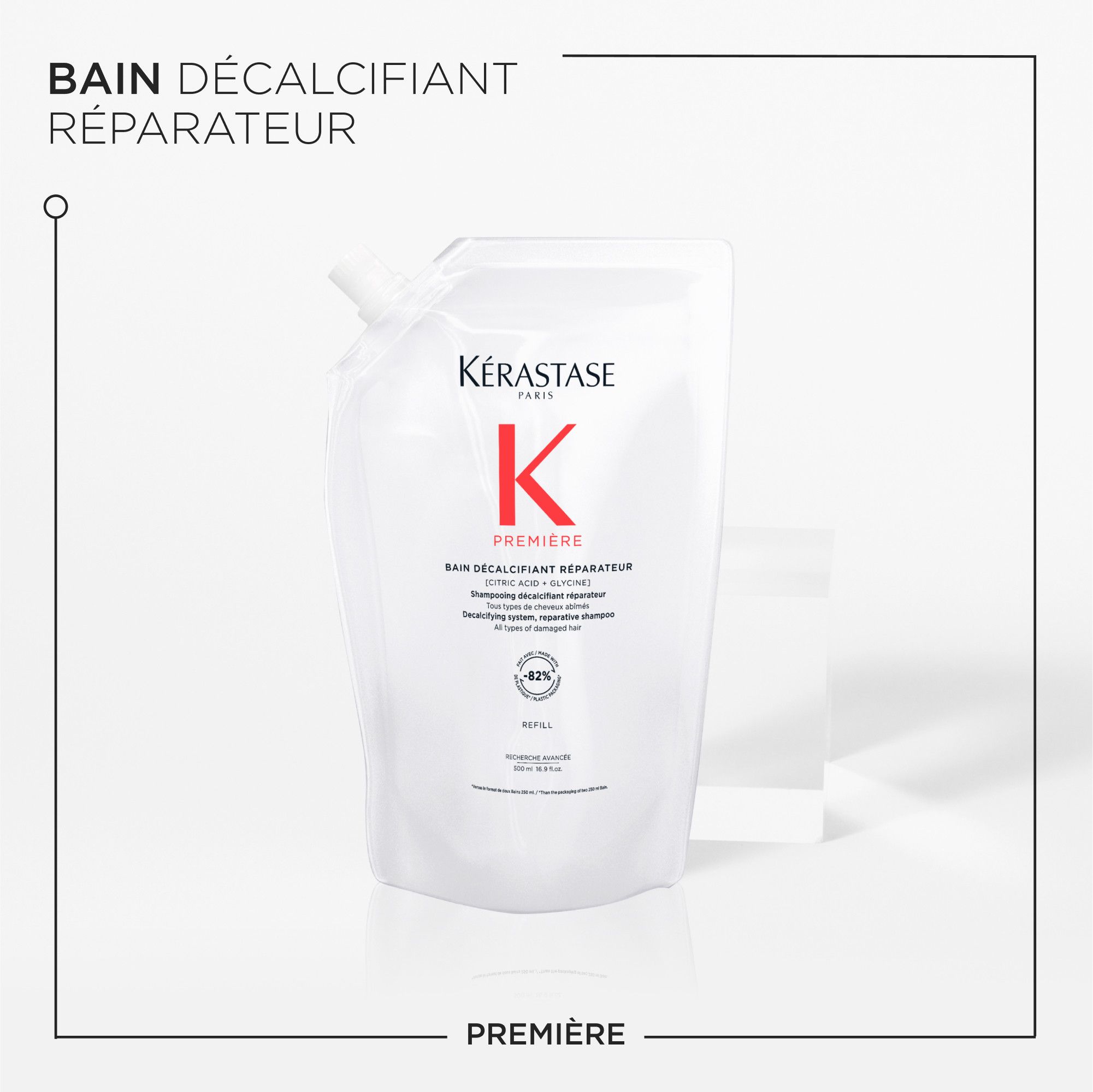 Première Bain Décalcifiant Réparateur dopuna šampona za oštećenu kosu Salon šamponi