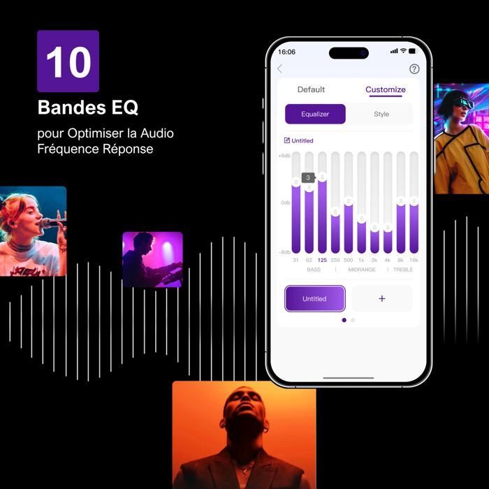 ULTIMEA 7.1 Barre de Son Dolby Atmos, 7.1 système de son surround, Contrôle des applications