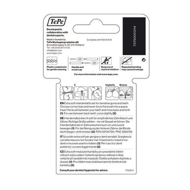 Tepe Extra-Soft Interdentalborste 0,45 mm 6 enheter 6 enheter