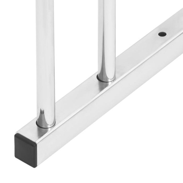 vidaXL Soporte para 4 bicicletas, soporte para bicicletas con almacenamiento, soporte de suelo para bicicletas para garaje, jardín, patio, 154419