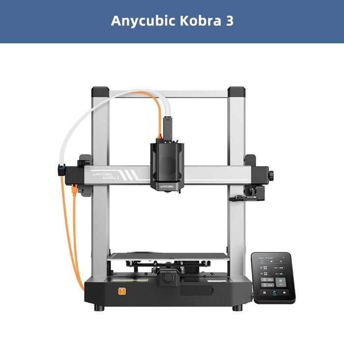 FDM 3D Printer - ANYCUBIC - Kobra 3 - Max Speed 600 mm/s - 250mm Build Volume - Auto-Leveling