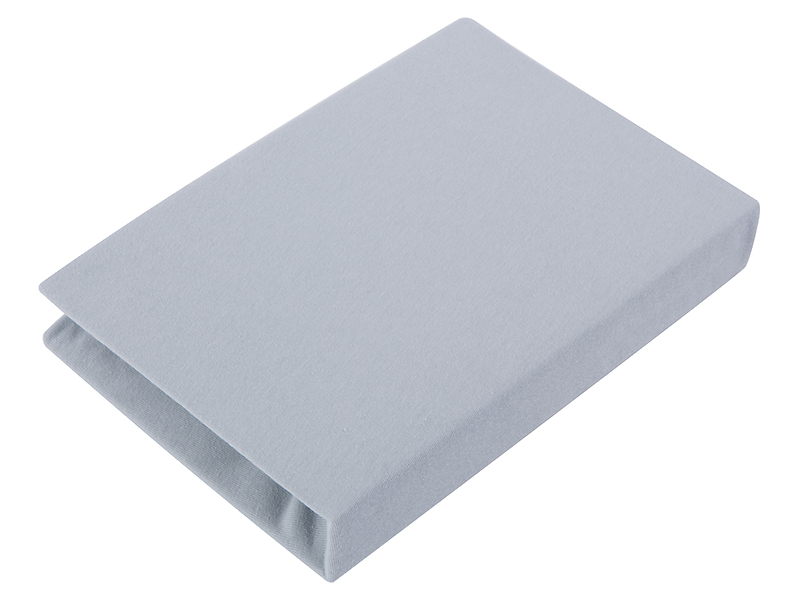 Prześcieradło z gumką Jersey 60x120 cm szare