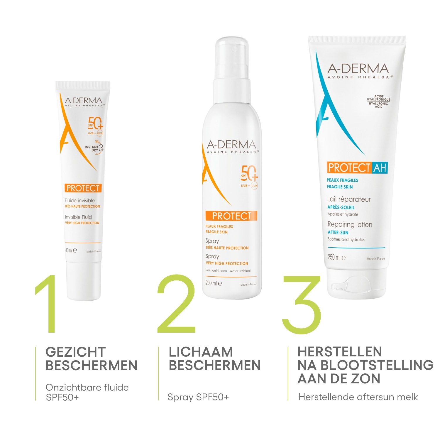 A-DERMA losion za obnovu tijela nakon sunčanja - 250 ml