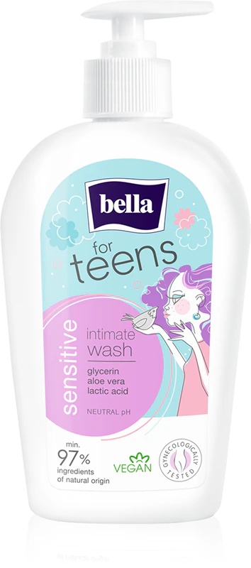 BELLA For Teens Sensitive гел за интимну хигијену за девојчице