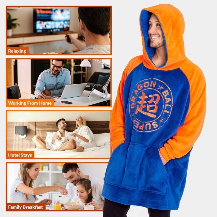Sudadera - DRAGON BALL - Dragon Ball Z - Oversize - Polarie - 100% poliéster