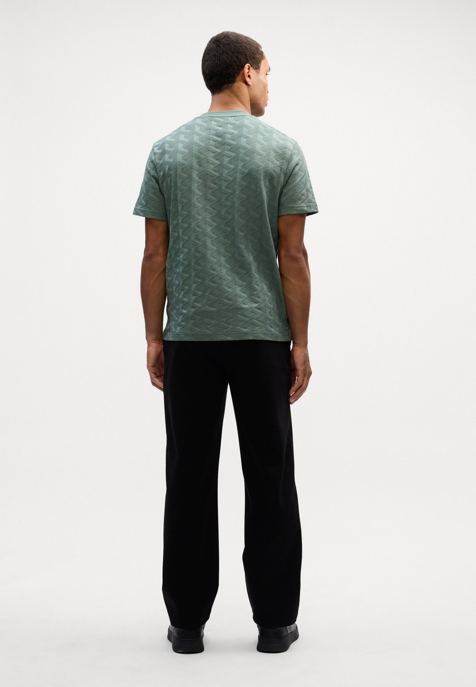T-shirt basique BOSS MIRROR ARTWORK - vert clair