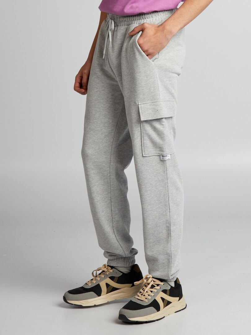 Joggingbroek met meerdere zakken - GRIJS