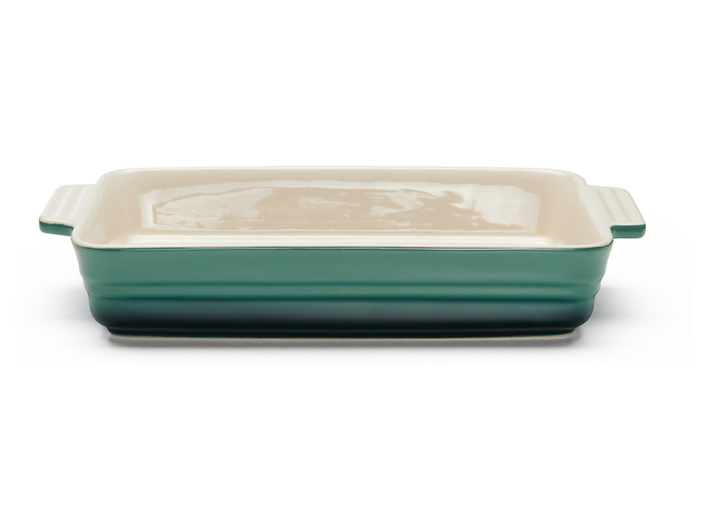 Forma do zapiekania ceramiczna Elisa 30,9x18,6 cm zielona