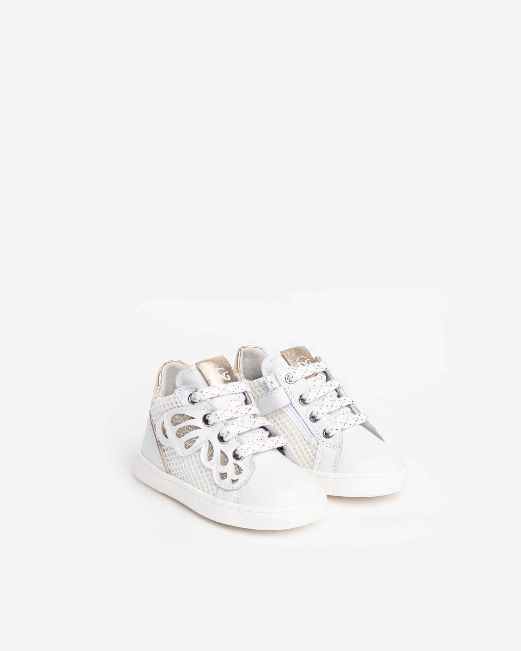  Baskets pour filles en cuir et matière technique