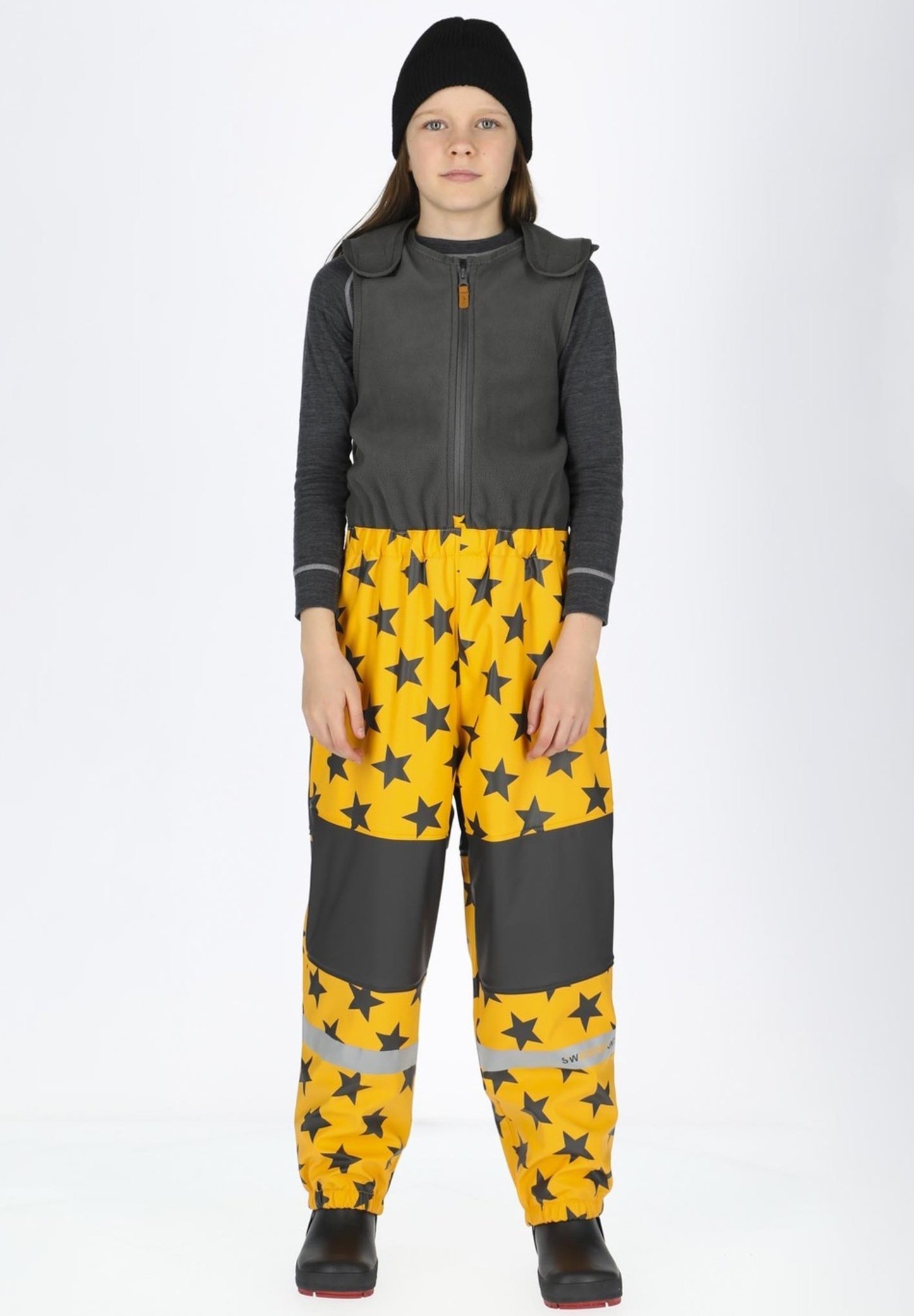Ensemble Swedemount DROP - Combinaison de ski - jaune moutarde anthracite