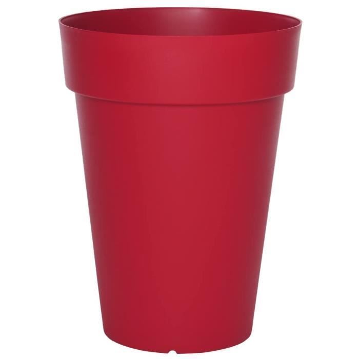Vaso de flores - RIVIERA - Soleilla - Redondo - Ø 50 x 66 cm - Vermelho