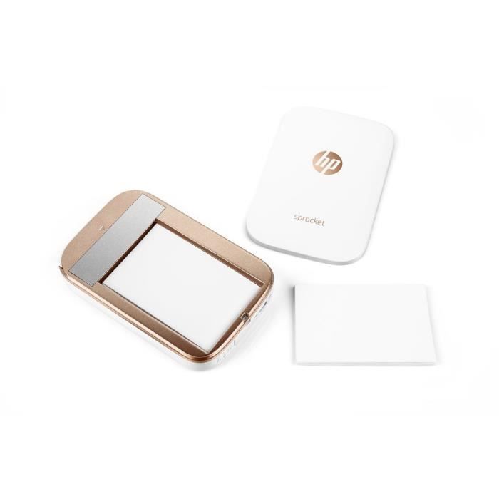 Stampante fotografica tascabile HP Sprocket - Bianca - Stampa istantanea