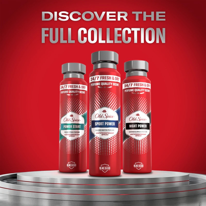 Old Spice Night Power antiperspirant v spreju za moške