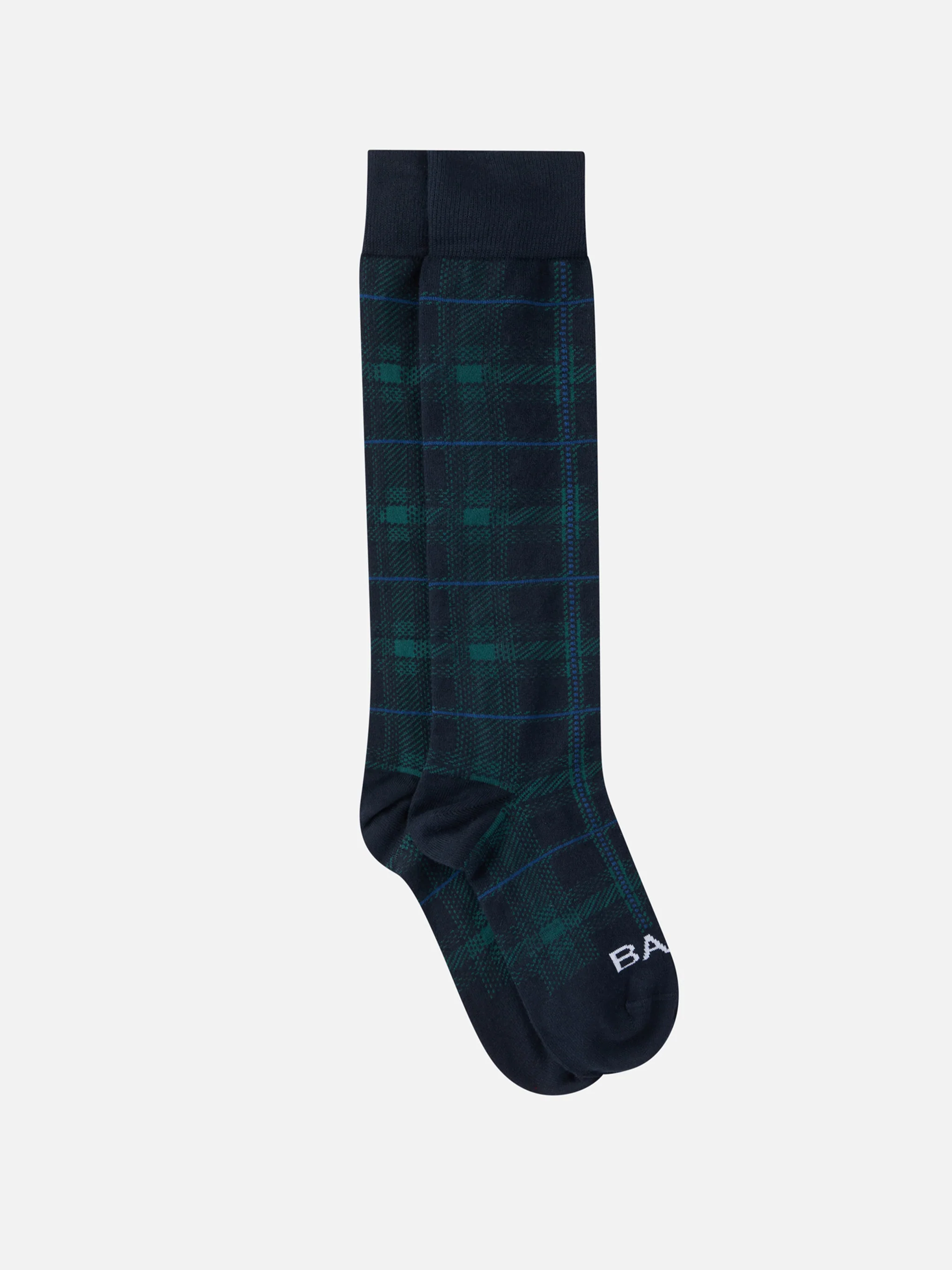 Lange Herrensocken mit Tartan-Jacquardmuster