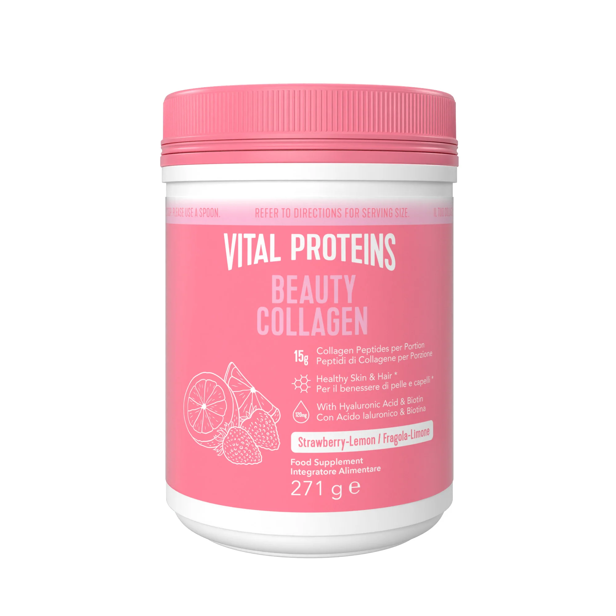 Integratori Alimentari Beauty Collagen - Integratore Pelle, Integratore Unghie e Capelli, Integratore Viso