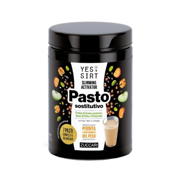 ZUCCARI Yes Sirt Maaltijdvervanger Boekweit-Chia-Pistache 7x35,7 g - Maaltijdvervanger