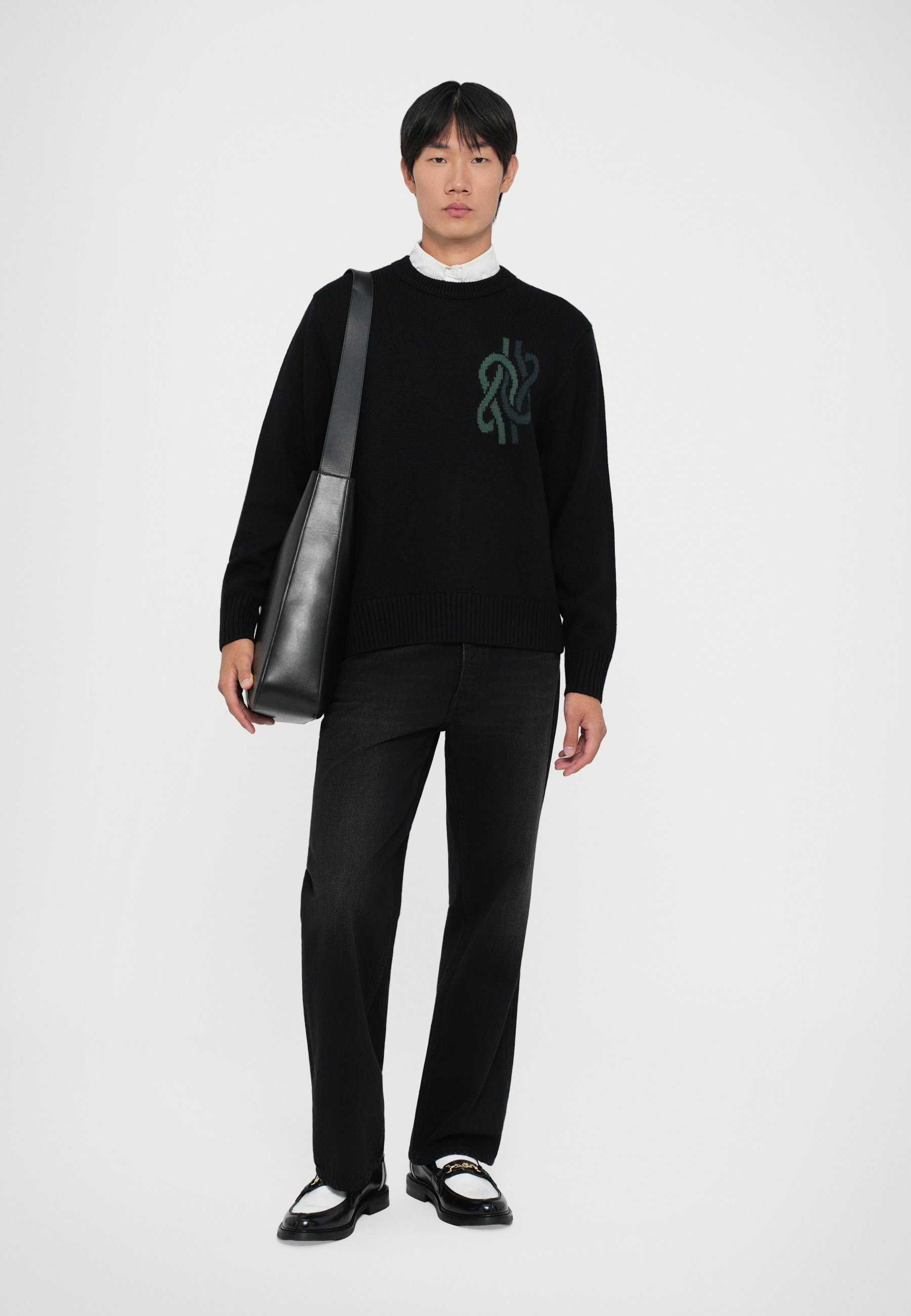 Pièces de remplissage KNOT - Pull - noir