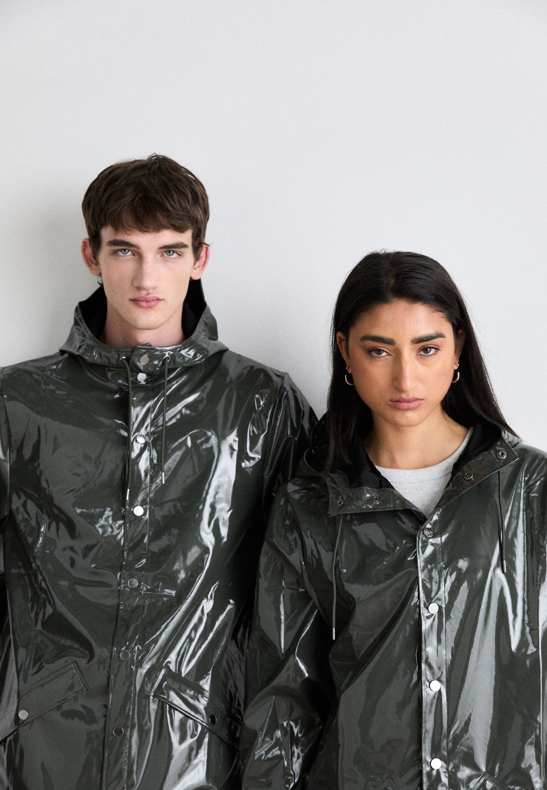 Veste longue unisexe Rains - Parka - Marais