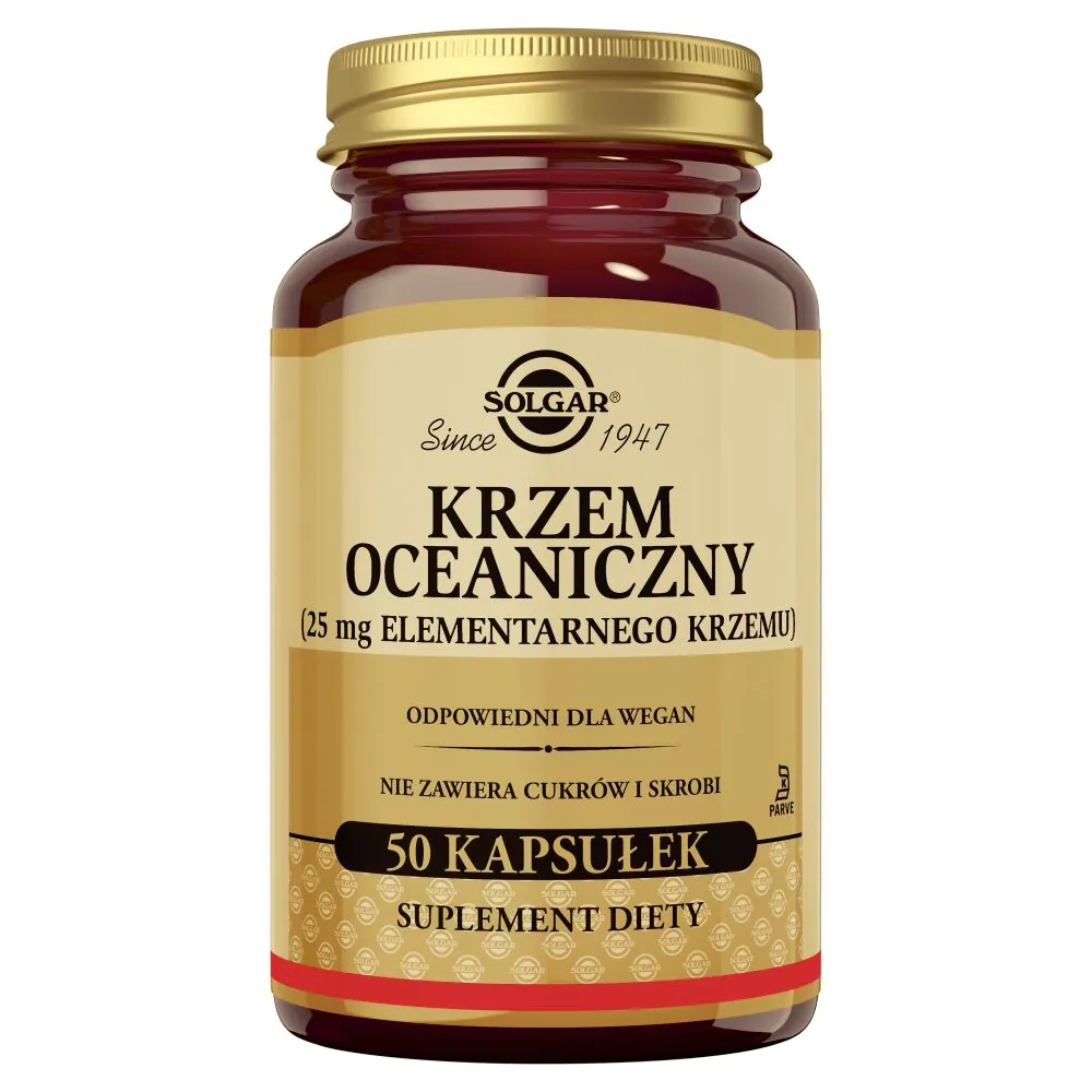 Solgar Krzem oceaniczny 25 mg kapsułki