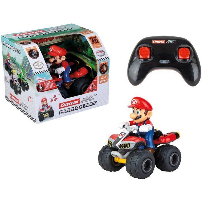 Coche teledirigido Mario Quad, 2,4 GHz, escala 1:20, CARRERA Mario Kart™, para mayores de 6 años.