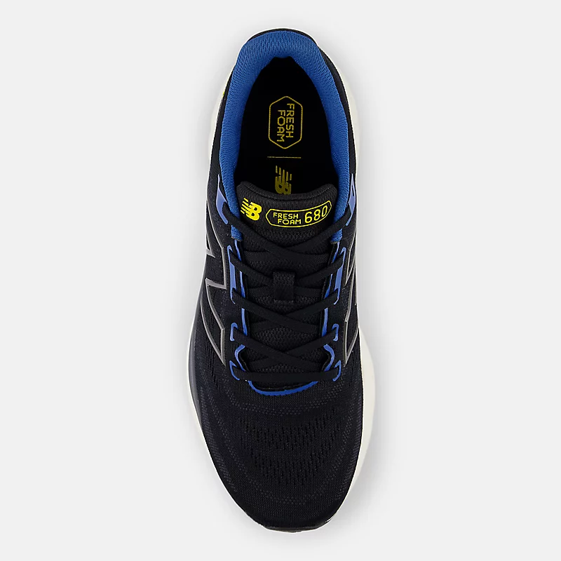 Men's Fresh Foam 680 v8 – Schwarz mit blauem Achat, Ingwer und Zitrone