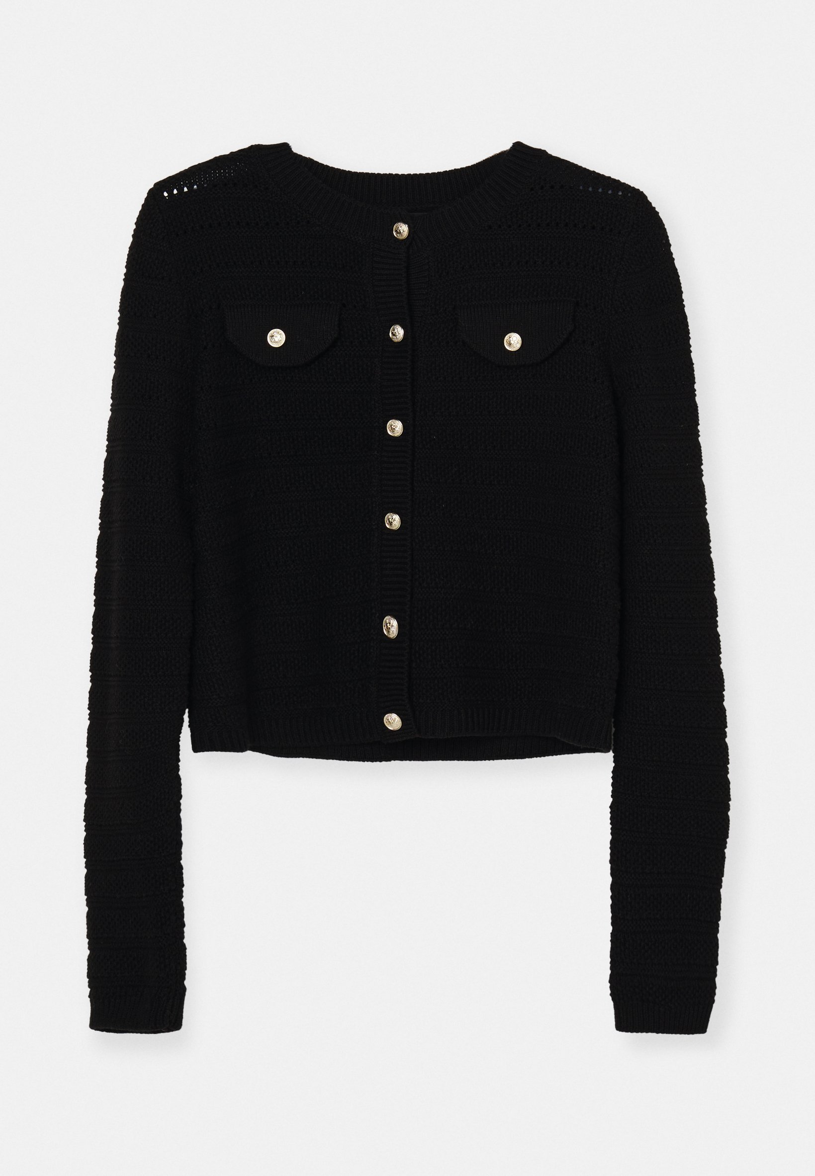 Vero Moda VMVIOLETTA BUTTON - Kardigan - černá