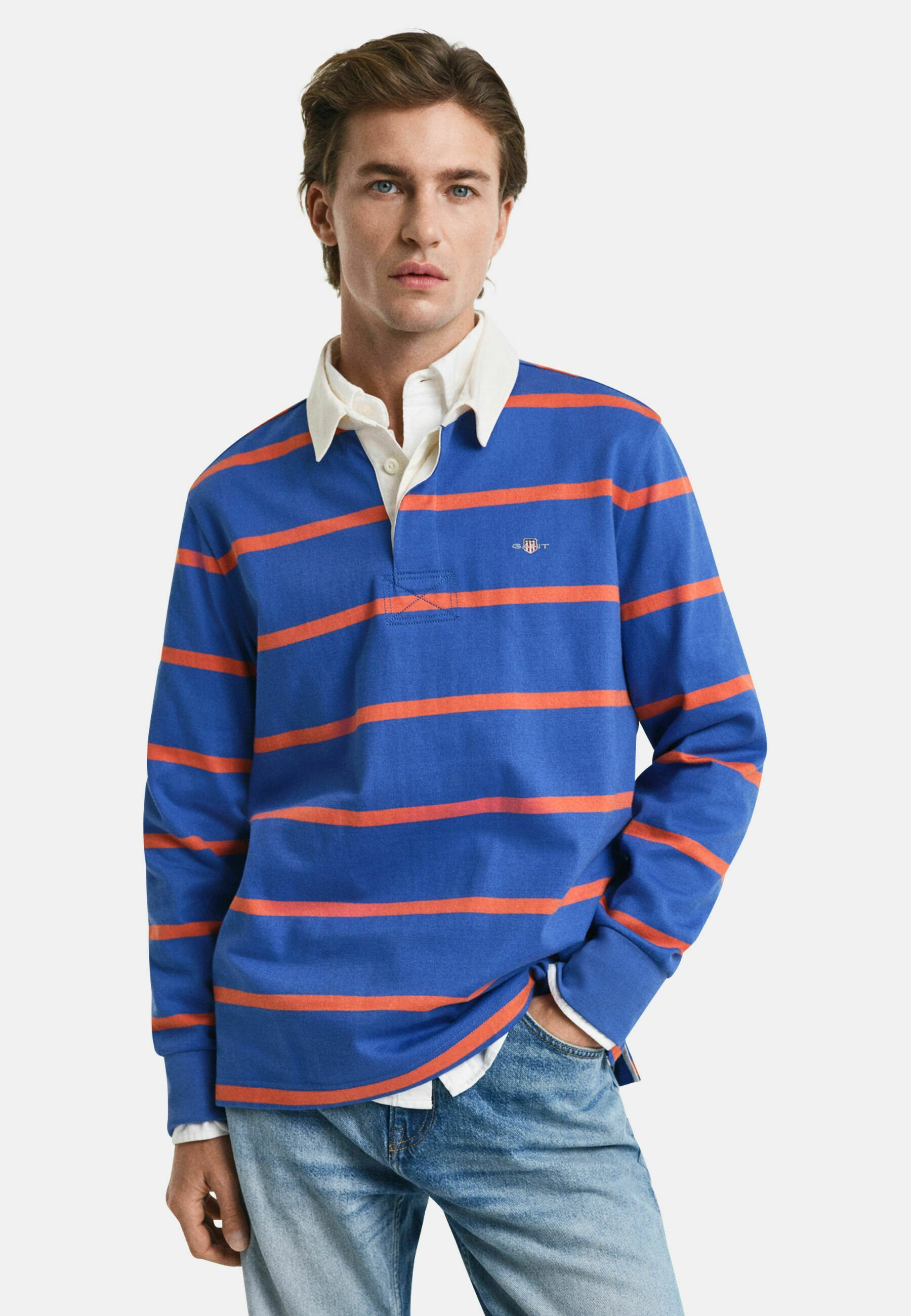 GANT RUGGER - Polo - bleu foncé