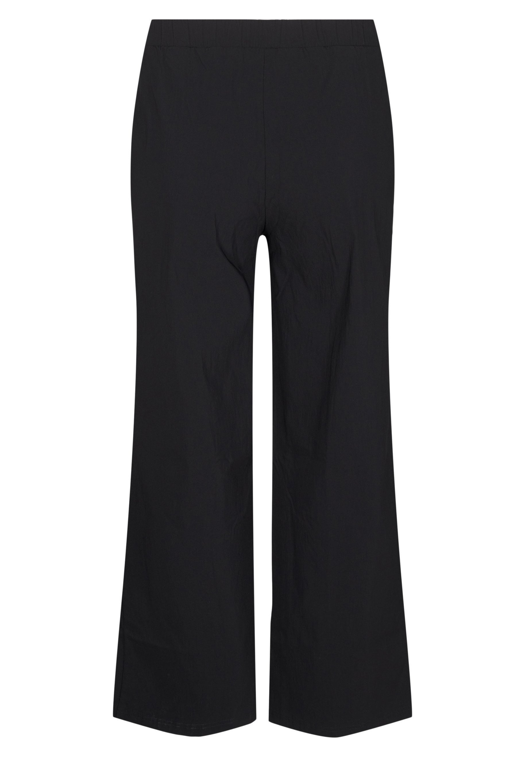 Pantalon Zizzi à taille élastique - noir
