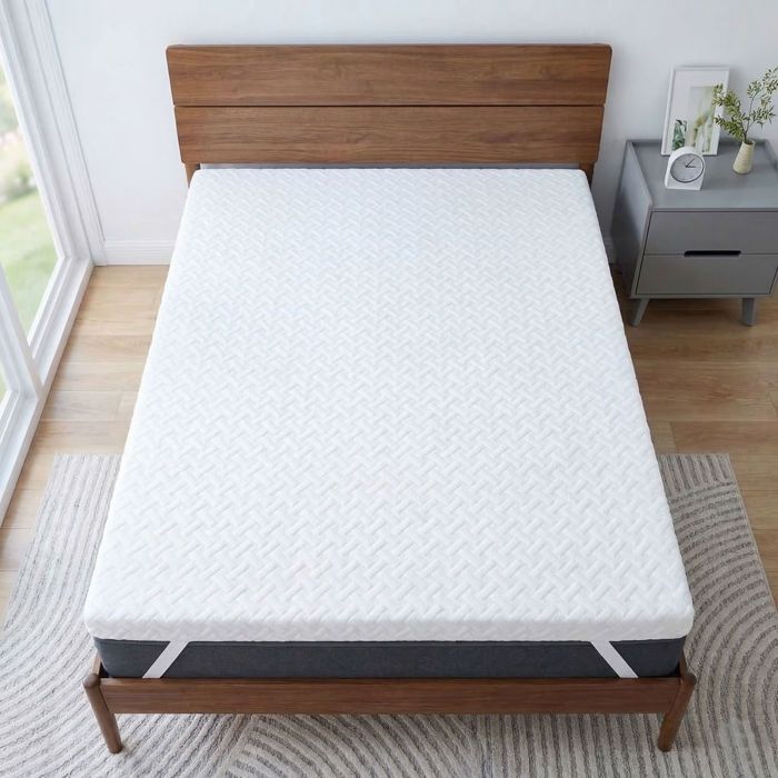 Matrasoplegger van traagschuim | 140x190 cm | 7 cm dik | Verbeter uw slaap en rust goed uit | Matrasoplegger 140 x 190