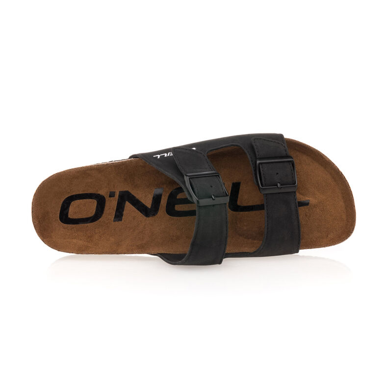  Sandalias negras para hombre / Zapatos de punta abierta