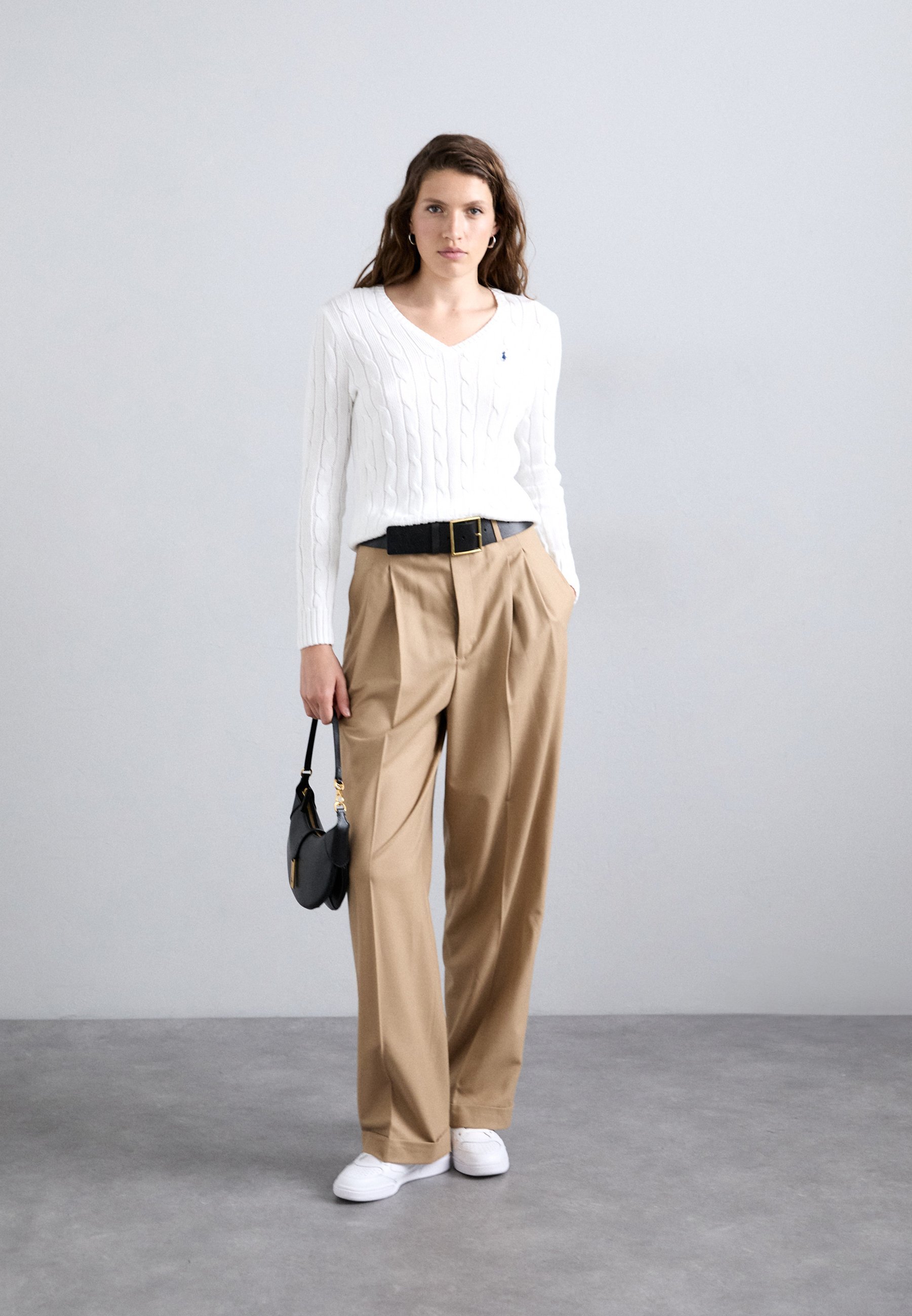 Pull Polo Ralph Lauren KIMBERLY - blanc