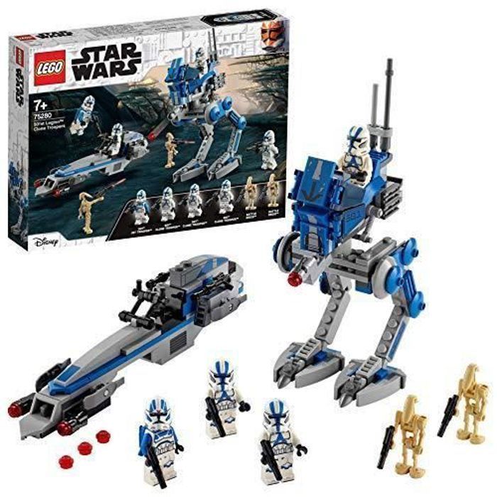 LEGO - 75280 Star Wars 501st Legion Clone Troopers and AT-RT Walker Playset