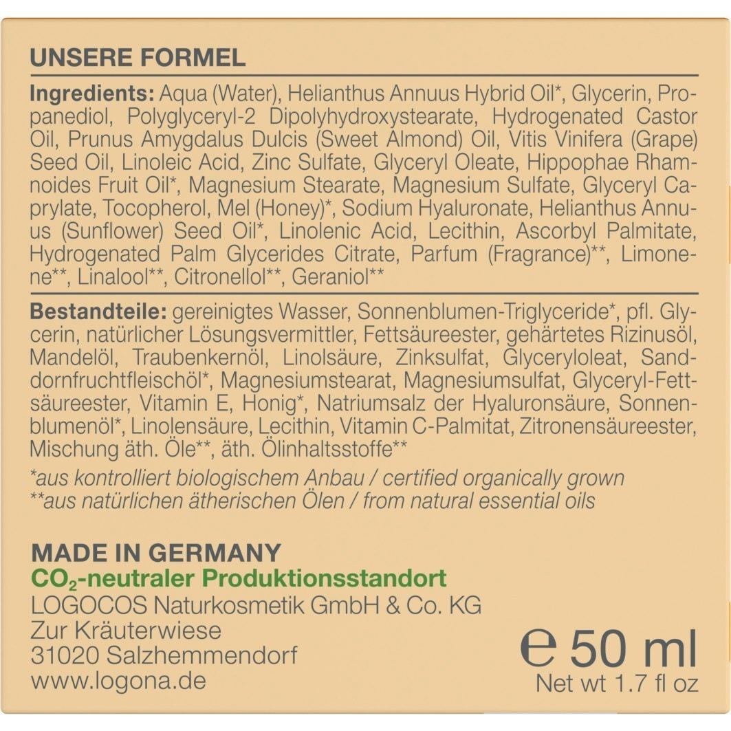 Logona dnevna krema s učinkom protiv starenja – 50 ml