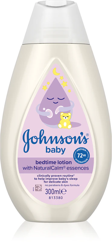 Johnson's® Bedtime Baby Body Lotion voor een goede nachtrust