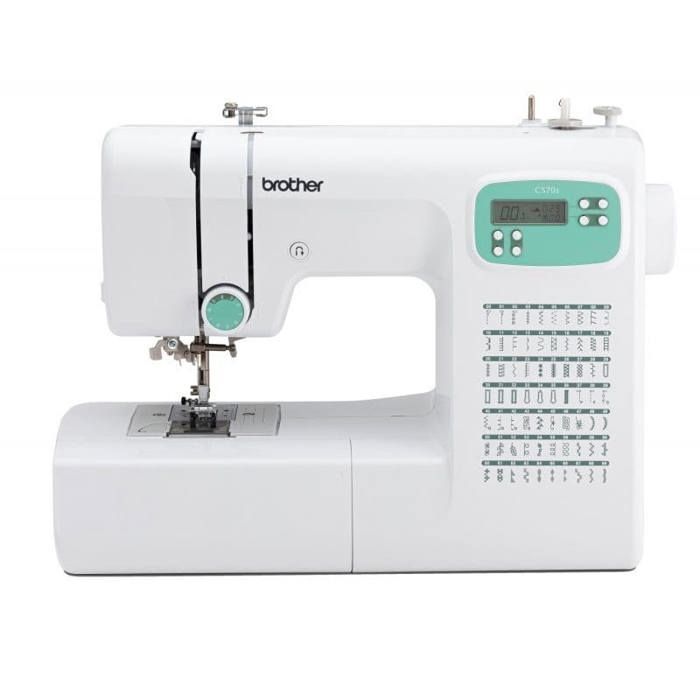 Máquina de coser - BROTHER - CS70S - 70 patrones de puntada - Pantalla LCD - Enhebrador automático de aguja