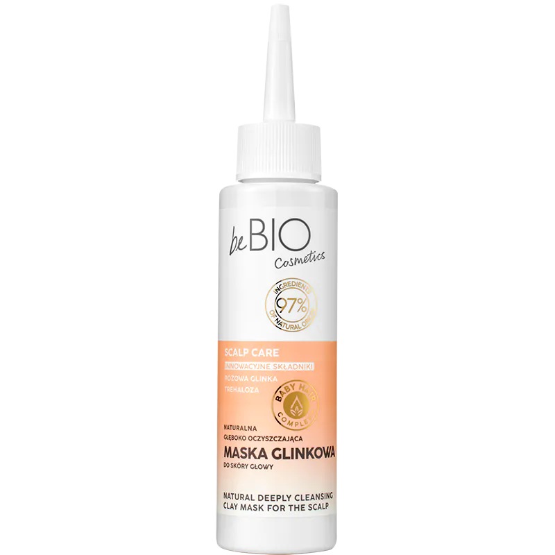 BeBIO Maska glinkowa do włosów Scalp Care