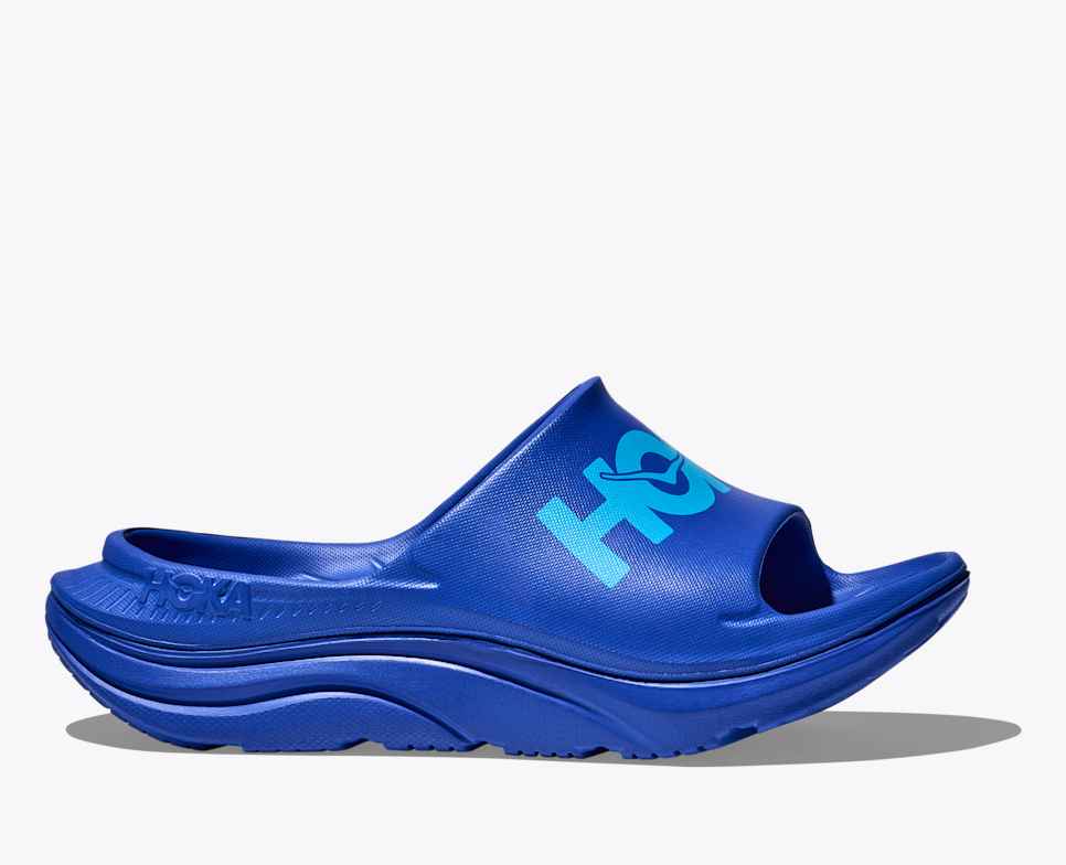 HOKA Ora Athletic Slide Ultramarine / Skyward Blue