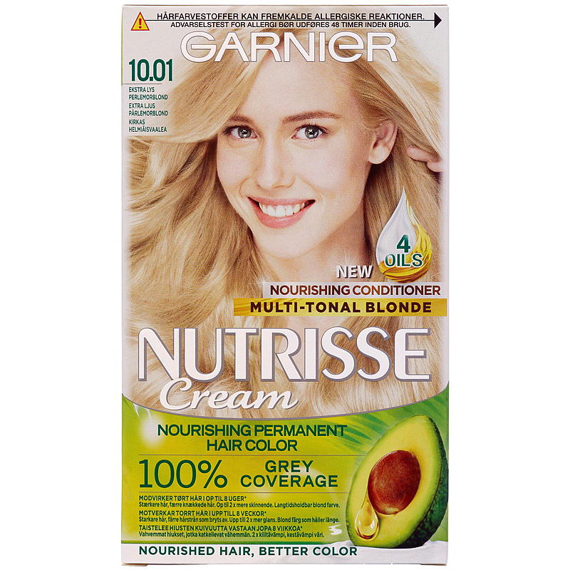 Garnier Nutrisse Creme 10.01 Ekstra lys perleblond
